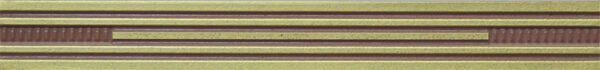 03x25 Listelo Alhambra Wengue бордюр настенный
