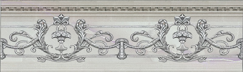 09x30 NC Royal Listello Ornato Silver бордюр настенный_