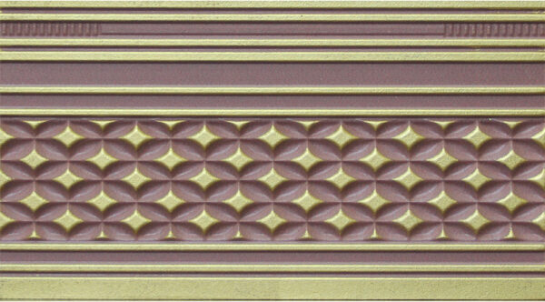 14x25 Zocalo Alhambra Wengue бордюр настенный