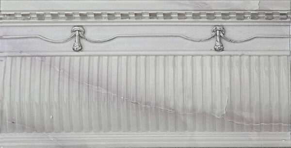 15,6x30 NC Royal Alzata Ornato Silver Бордюр настенный_