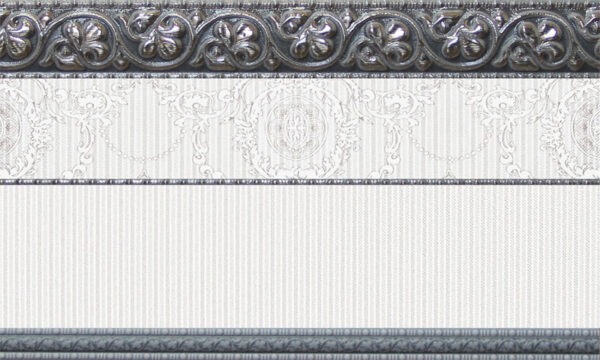 15x25 Zocalo Alba Platino бордюр настенный