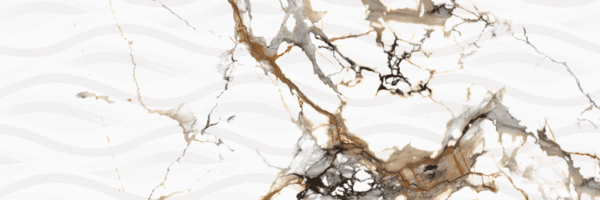 30x90 Calacatta Brillante Decor Flujo Rectificado керамическая плитка для стен